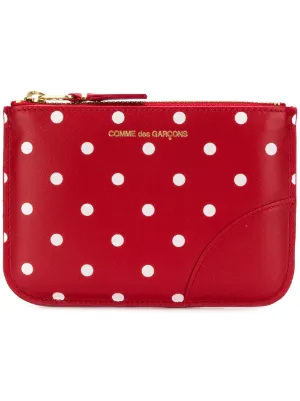 Comme Des Gar ons Wallet Polka Dot Coin Purse Farfetch