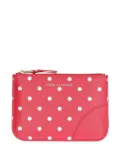 Comme Des Garçons Wallet Polka dot coin purse - Red