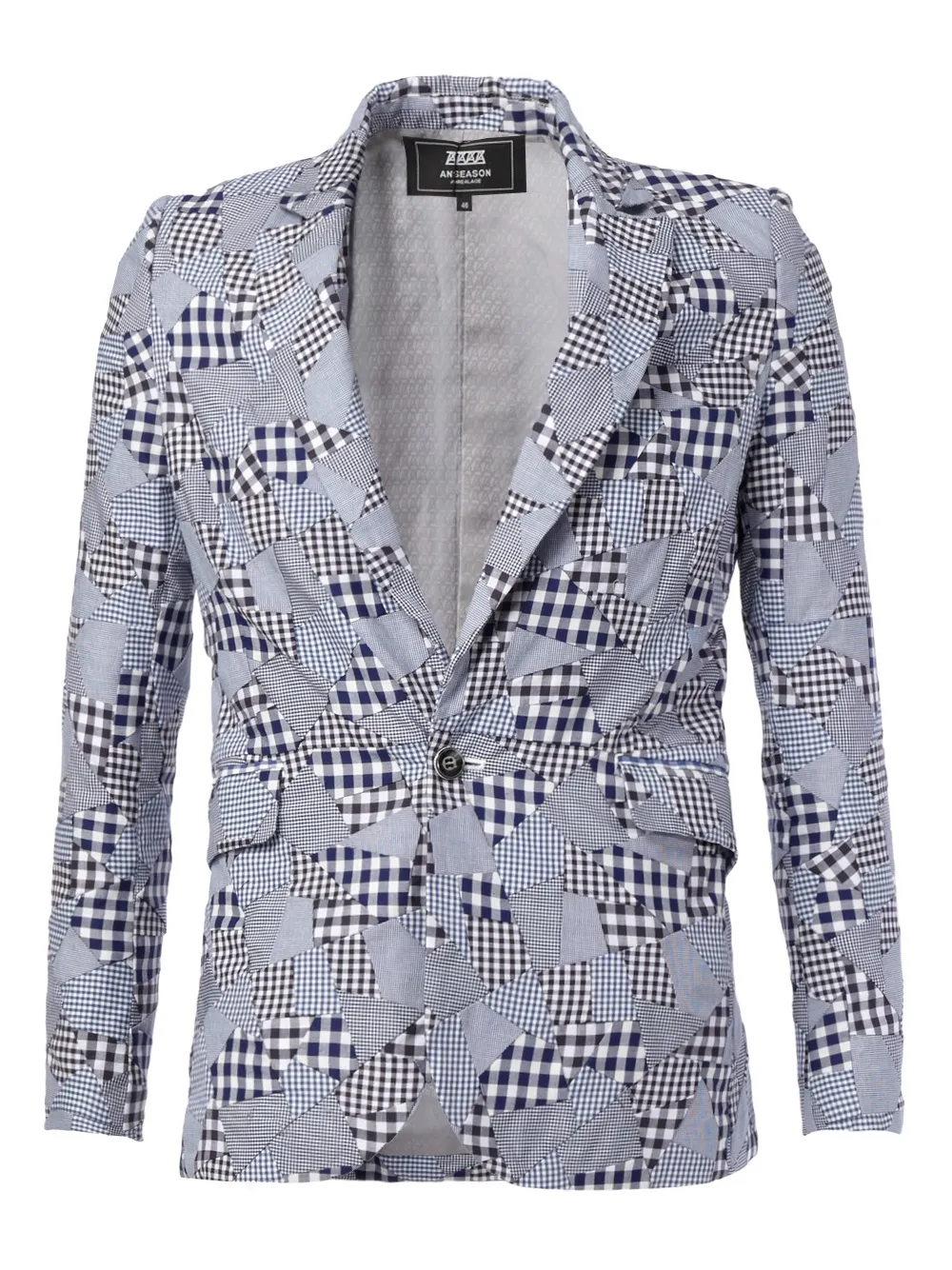 Anrealage Gingham patch blazer | blanco | Image 1