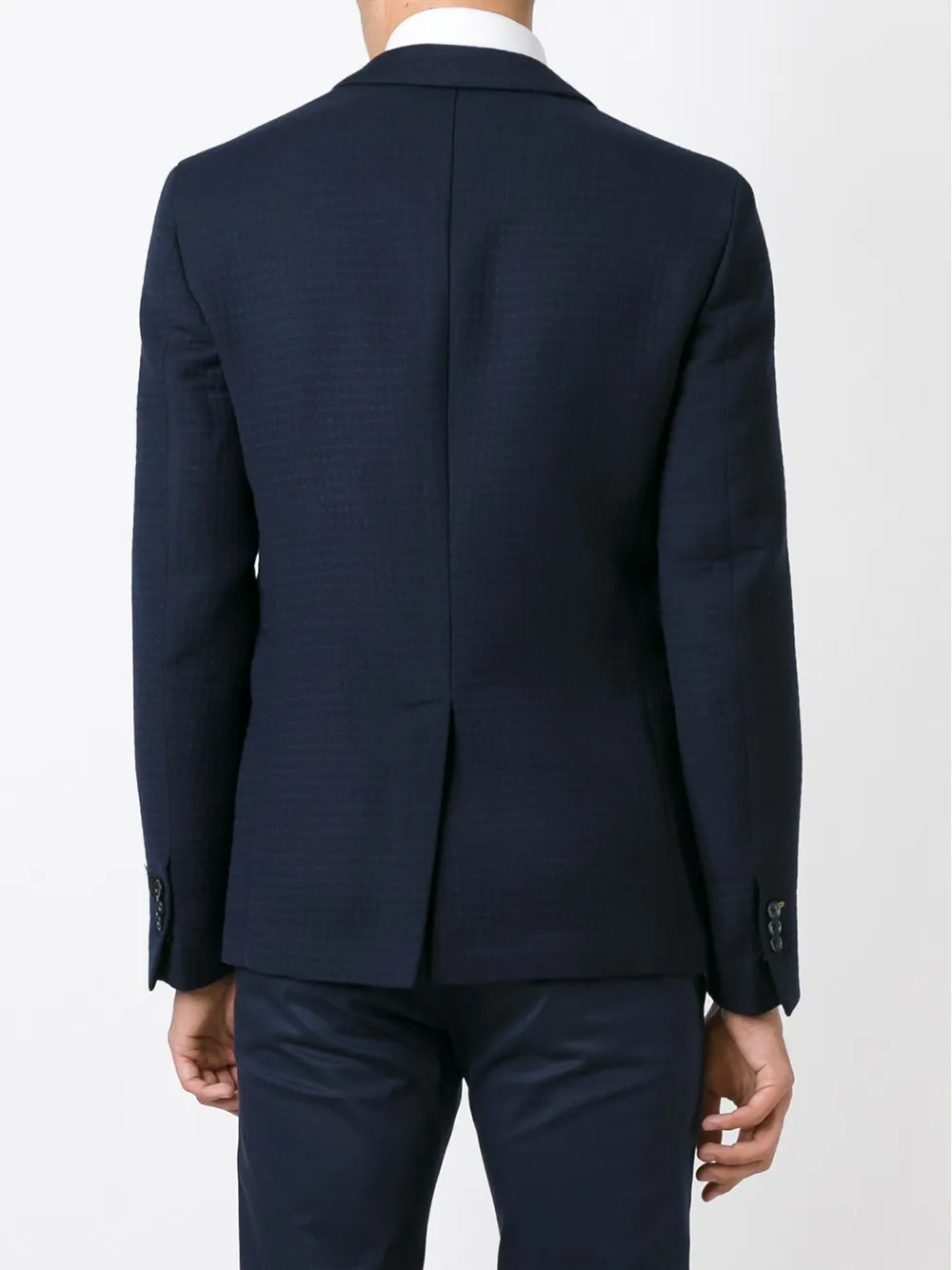 Fendi Patterned Blazer In Blue