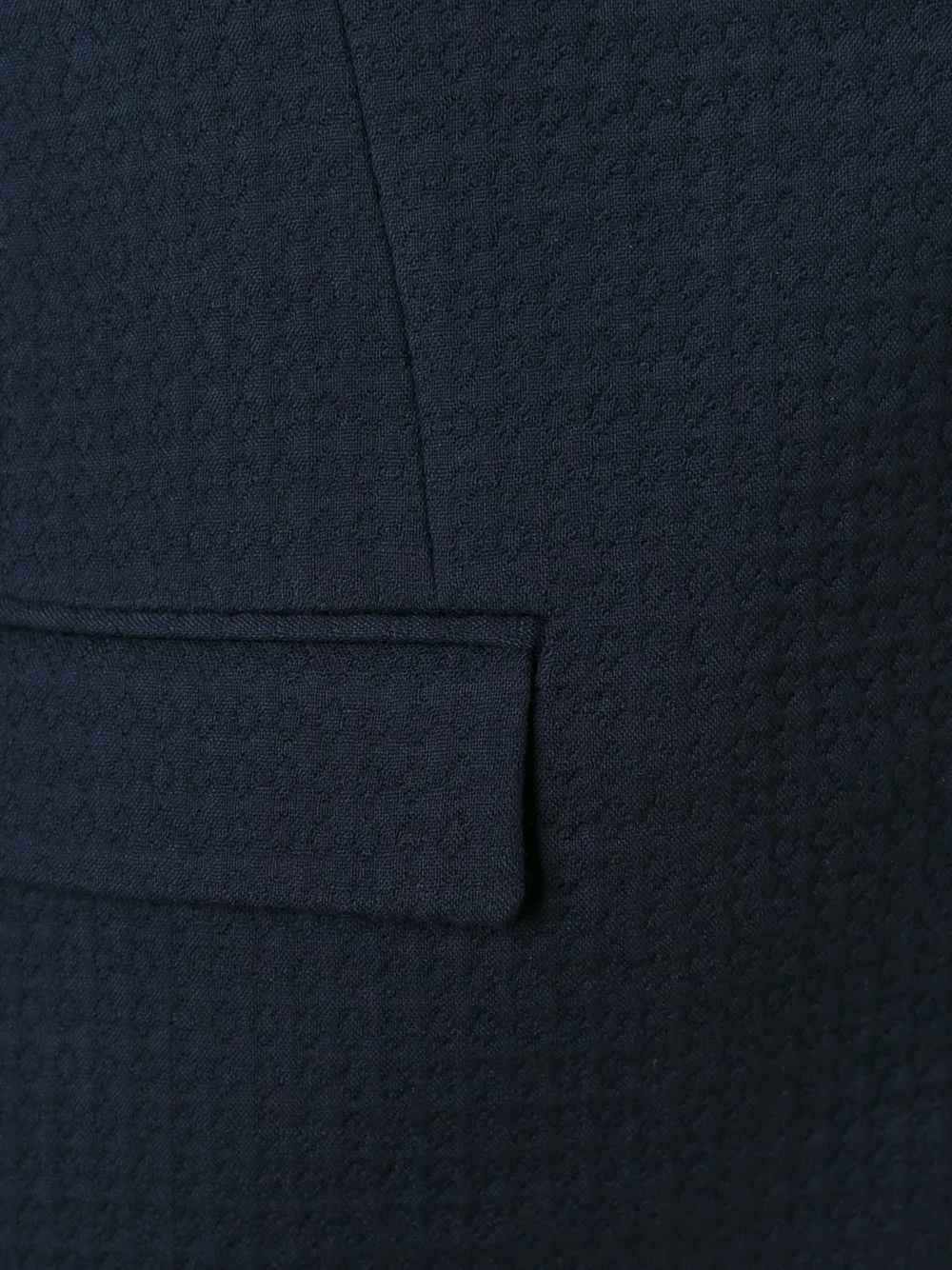 Fendi Patterned Blazer In Blue