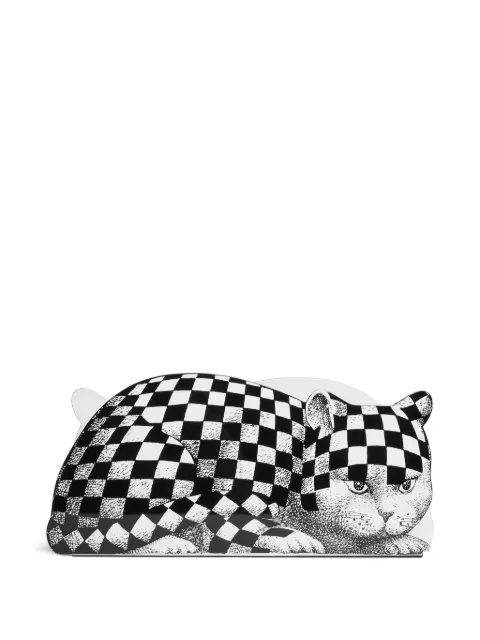 Fornasetti Magazinständer mit Katzenmotiv