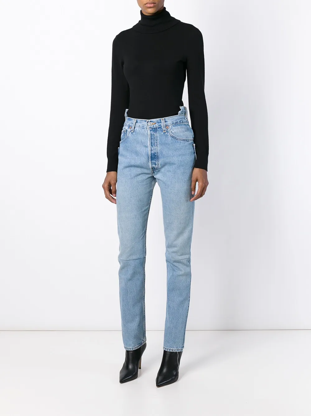 VETEMENTS high waisted jeans - Blauw