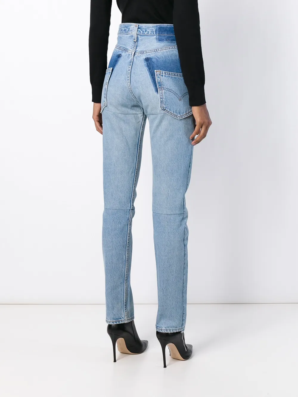 VETEMENTS high waisted jeans Blauw