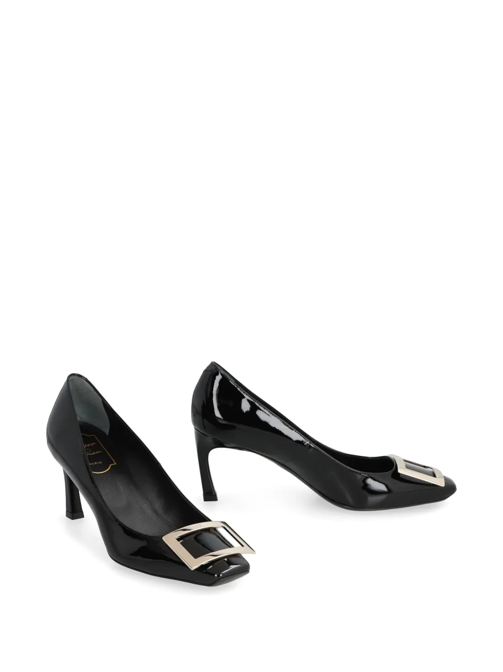 Roger Vivier 75mm engraved-logo pumps | Heeled Pumps | Image 2