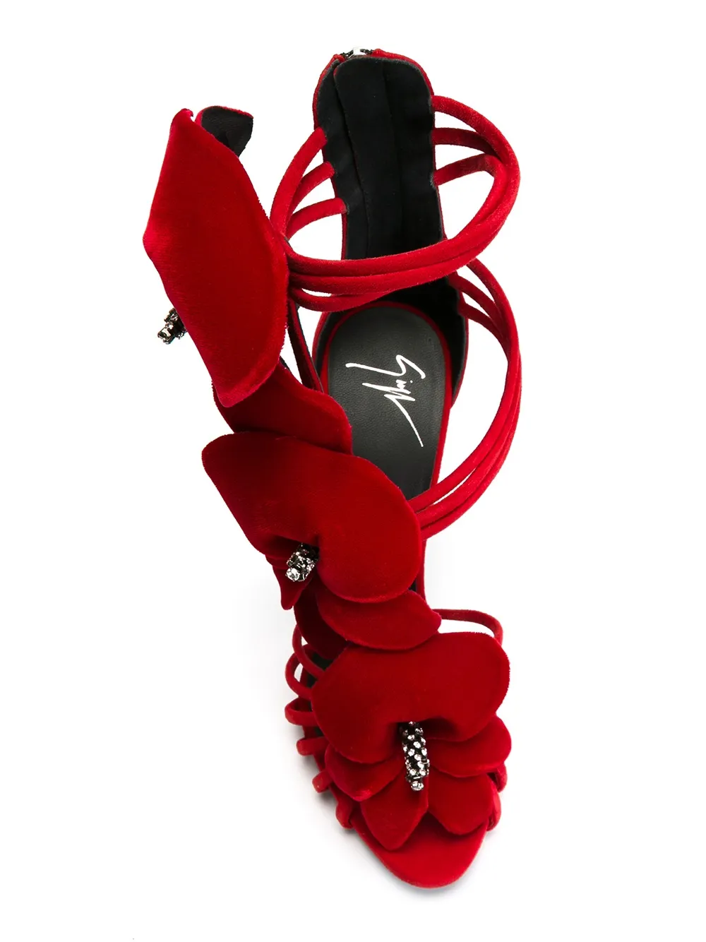 giuseppe zanotti flower sandals