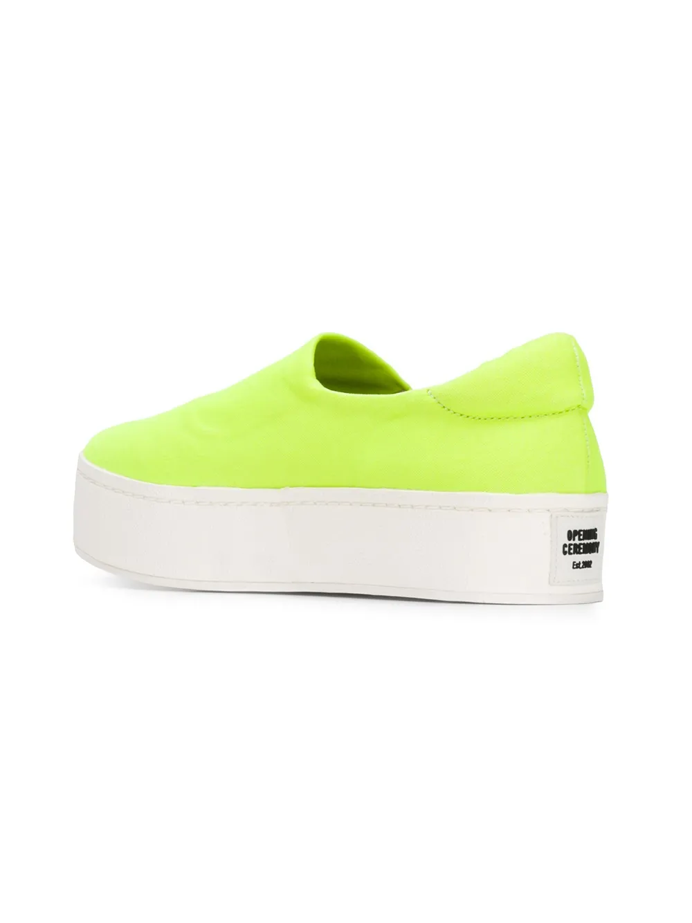 Opening Ceremony platform slip-on sneakers Yellow