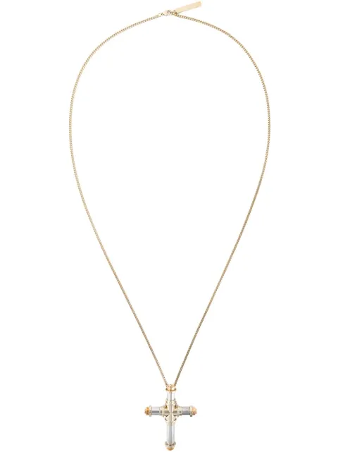 Givenchy chunky cross pendant necklace