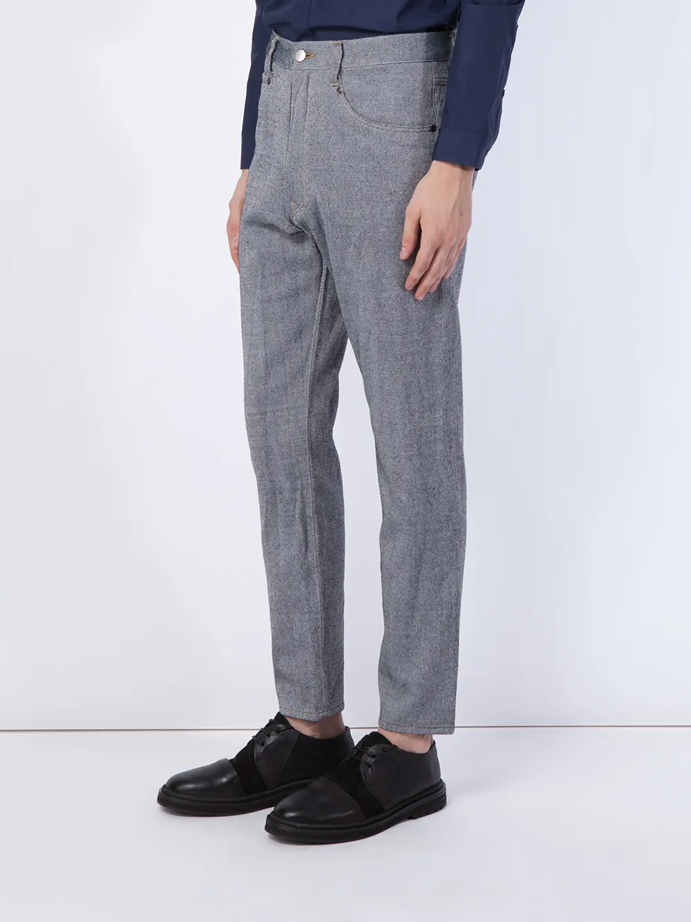  08sircus Hose Mit Geradem Bein   Grau 