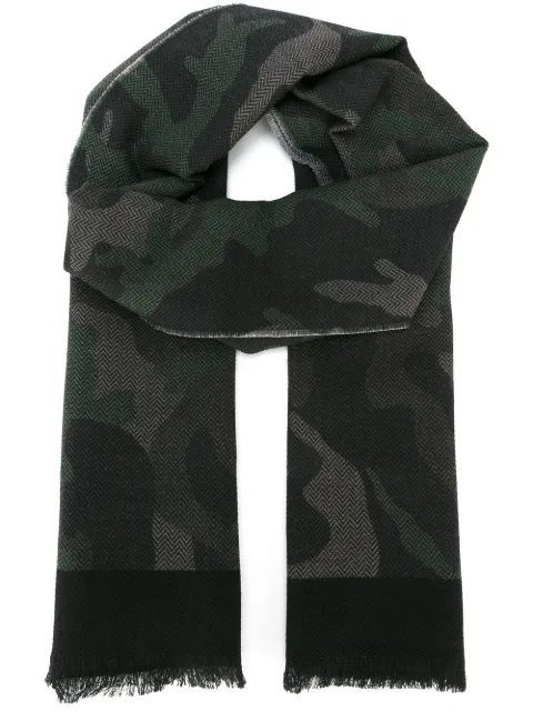 Valentino Garavani écharpe à motif camouflage