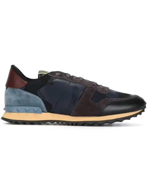 VALENTINO VALENTINO GARAVANI ROCKRUNNER CAMOUFLAGE SNEAKERS