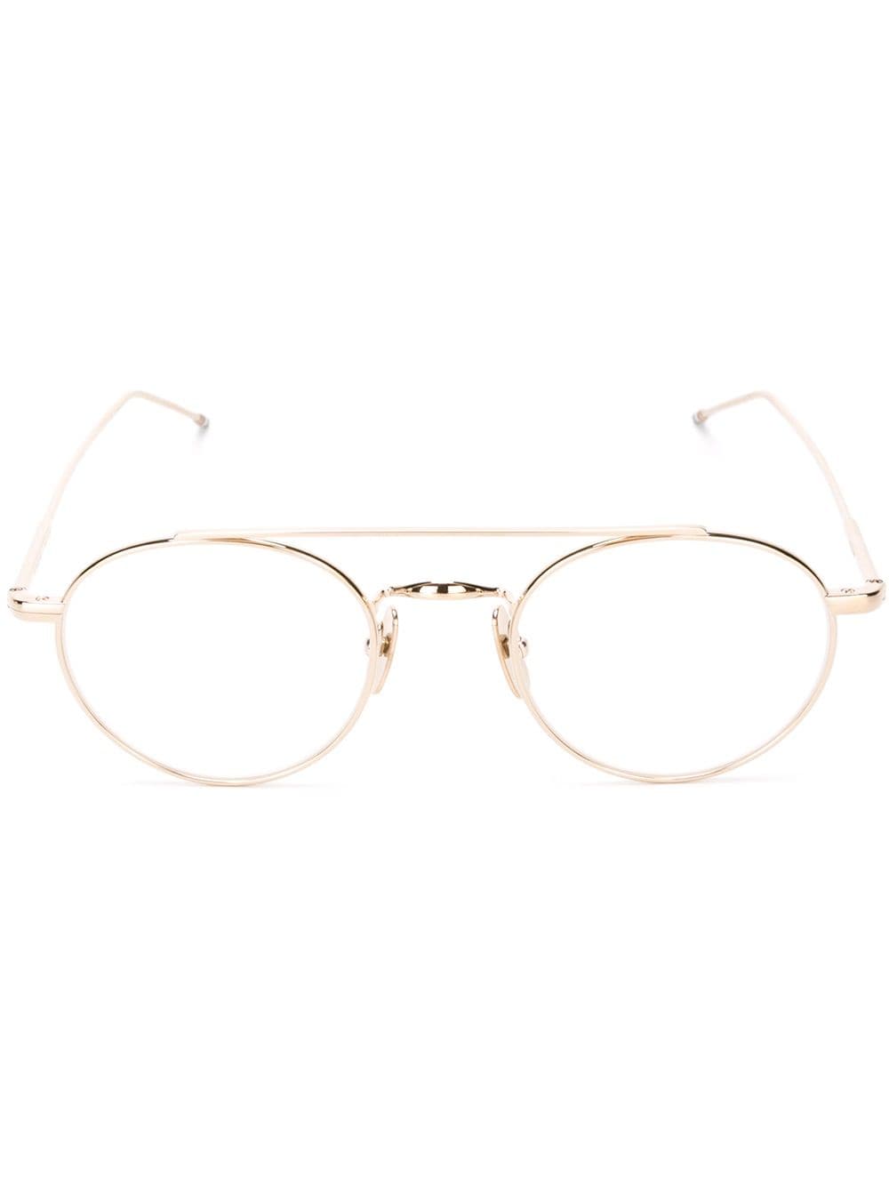 фото Thom Browne Eyewear оптические очки в круглой оправе