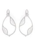 Joëlle Jewellery diamond teardrop earrings - Metallic