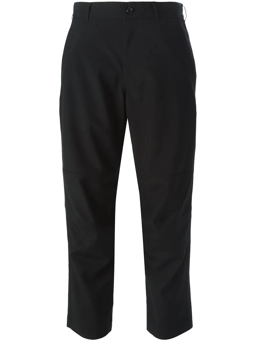 Comme Des Garçons Cropped Trousers In Black