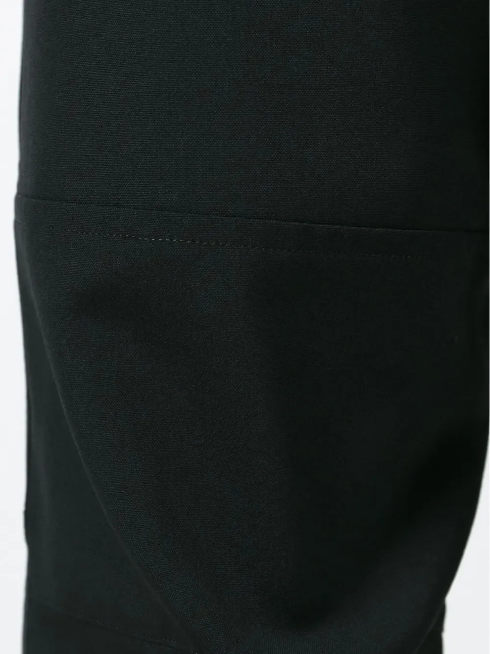 Comme Des Garçons Cropped Trousers In Black