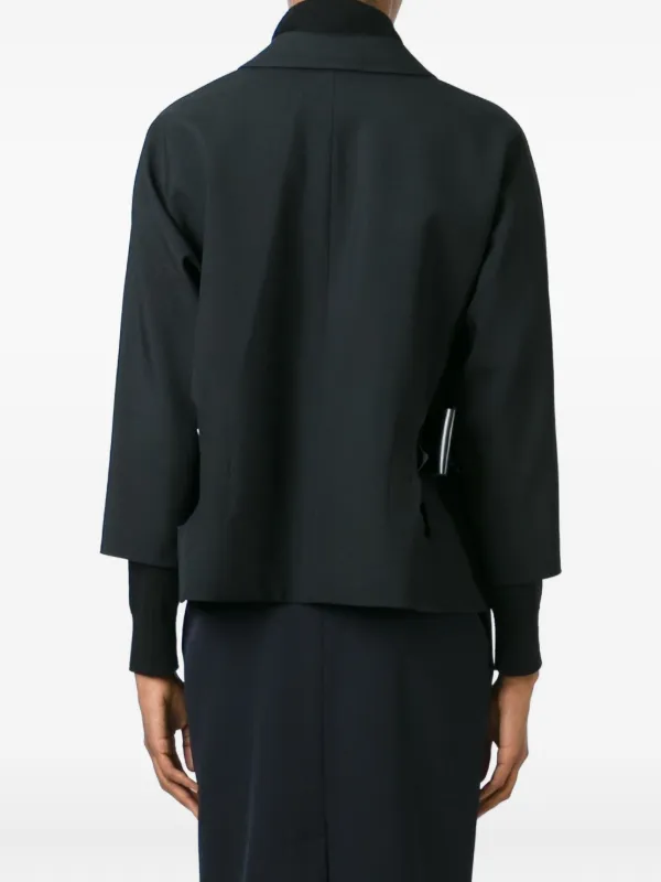 Comme Des Garçons リボンディテール ジャケット | ブラック | FARFETCH JP
