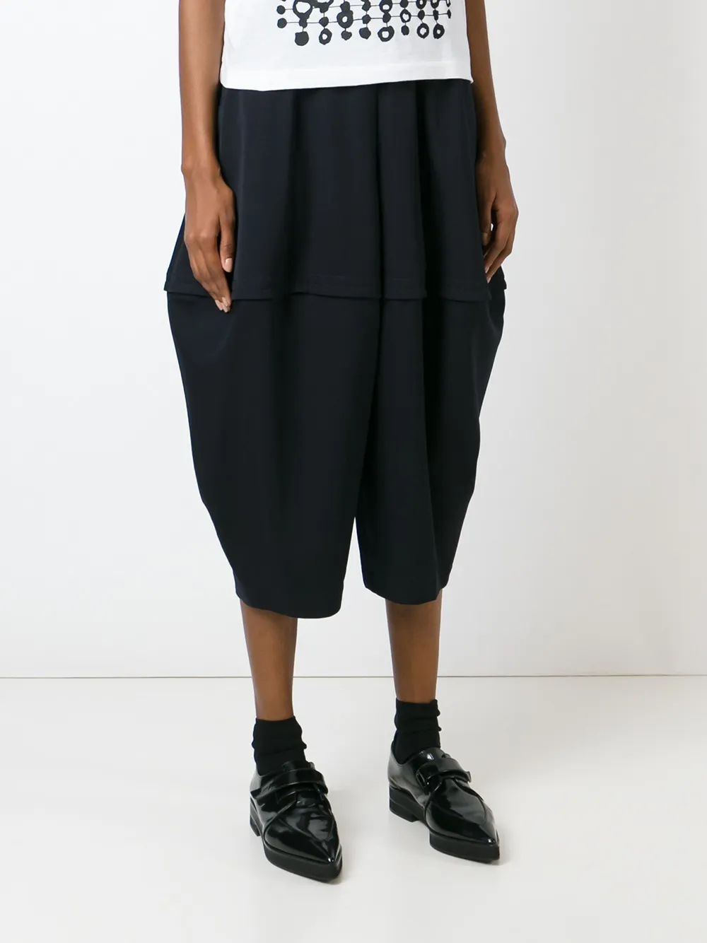Comme Des Garçons Cocoon Culottes In Blue