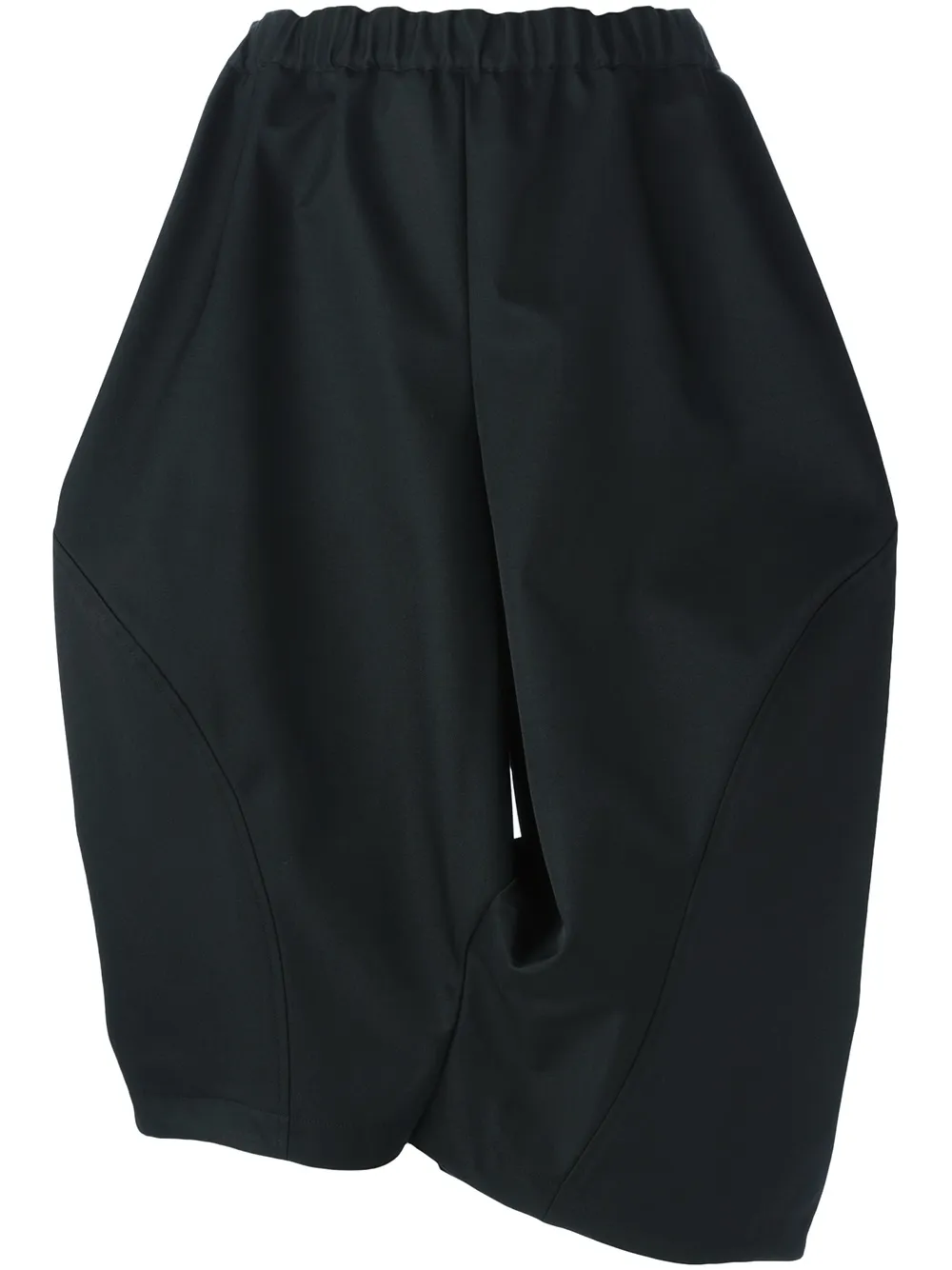 Comme Des Garçons Oversized Wide Culottes In Black