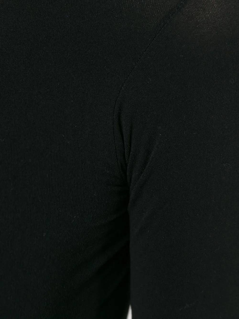 Junya Watanabe Boat Neck Longsleeved T-shirt In Black