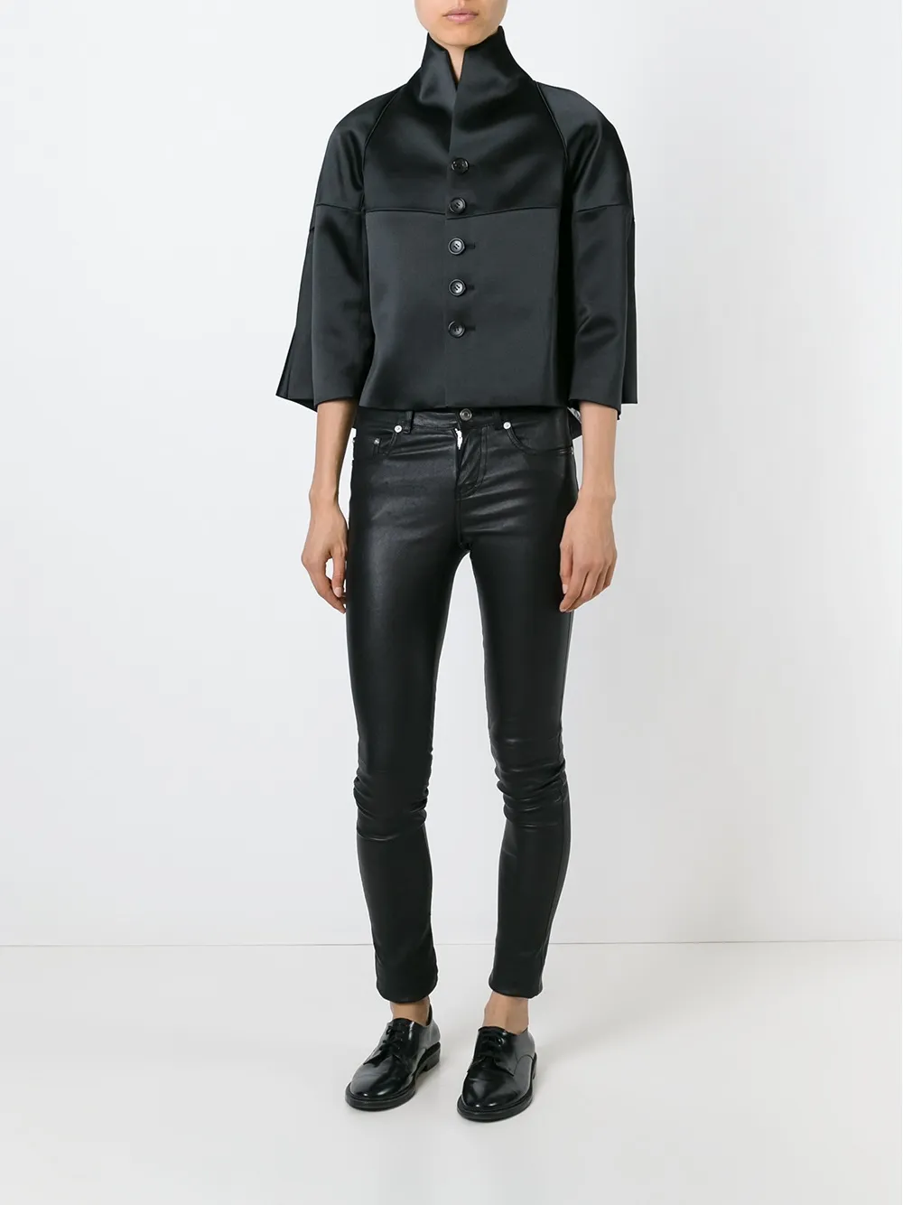 Junya Watanabe Caped Back Jacket In Black