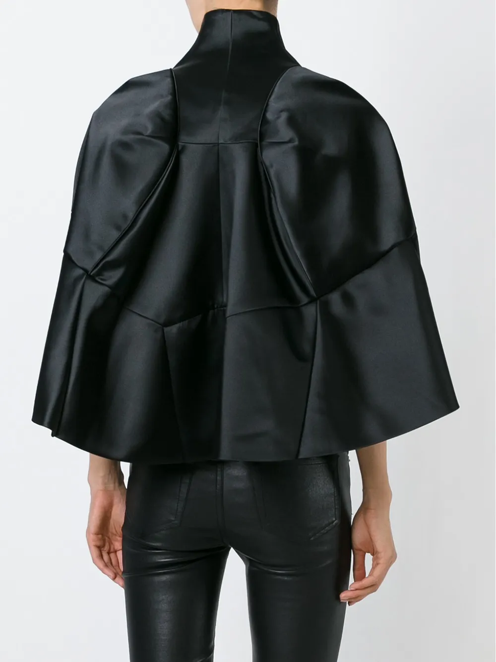 Junya Watanabe Caped Back Jacket In Black