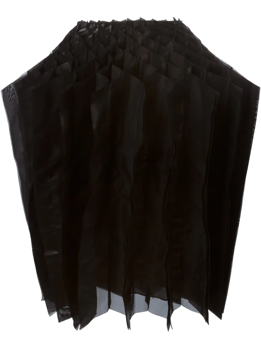 Junya Watanabe pleated concertina skirt | Black | Image 1