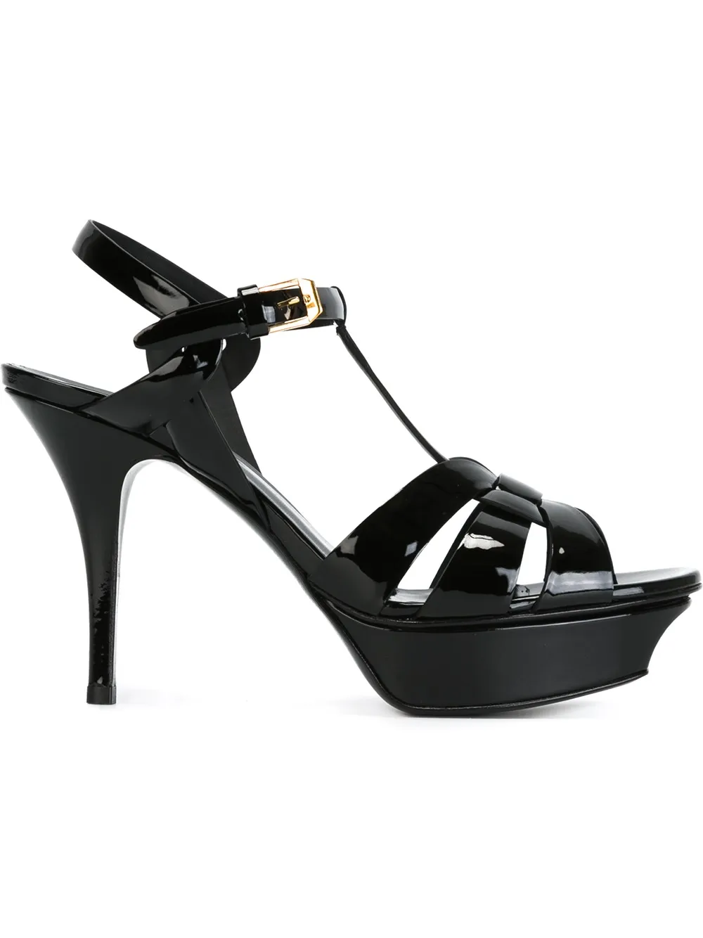 Saint Laurent Tribute 100mm sandals - Negro