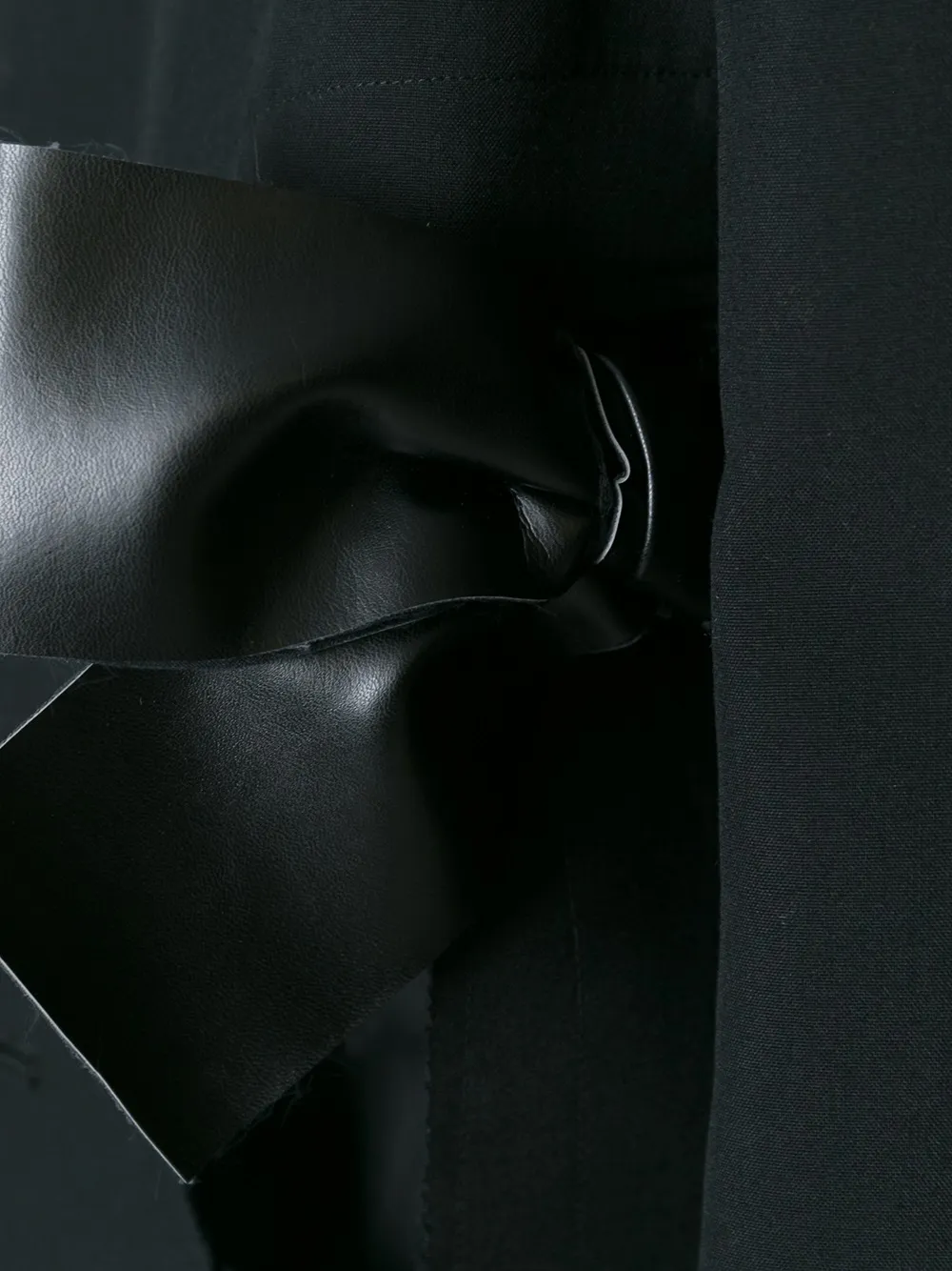 Comme Des Garçons bow detail cut out jacket Zwart