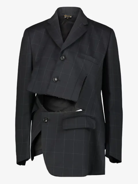 Comme Des Garçons bow-detail cut out jacket