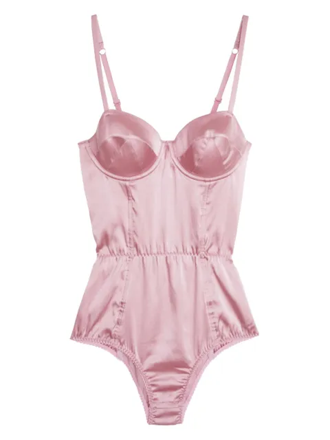 Fleur Du Mal satin bullet bodysuit