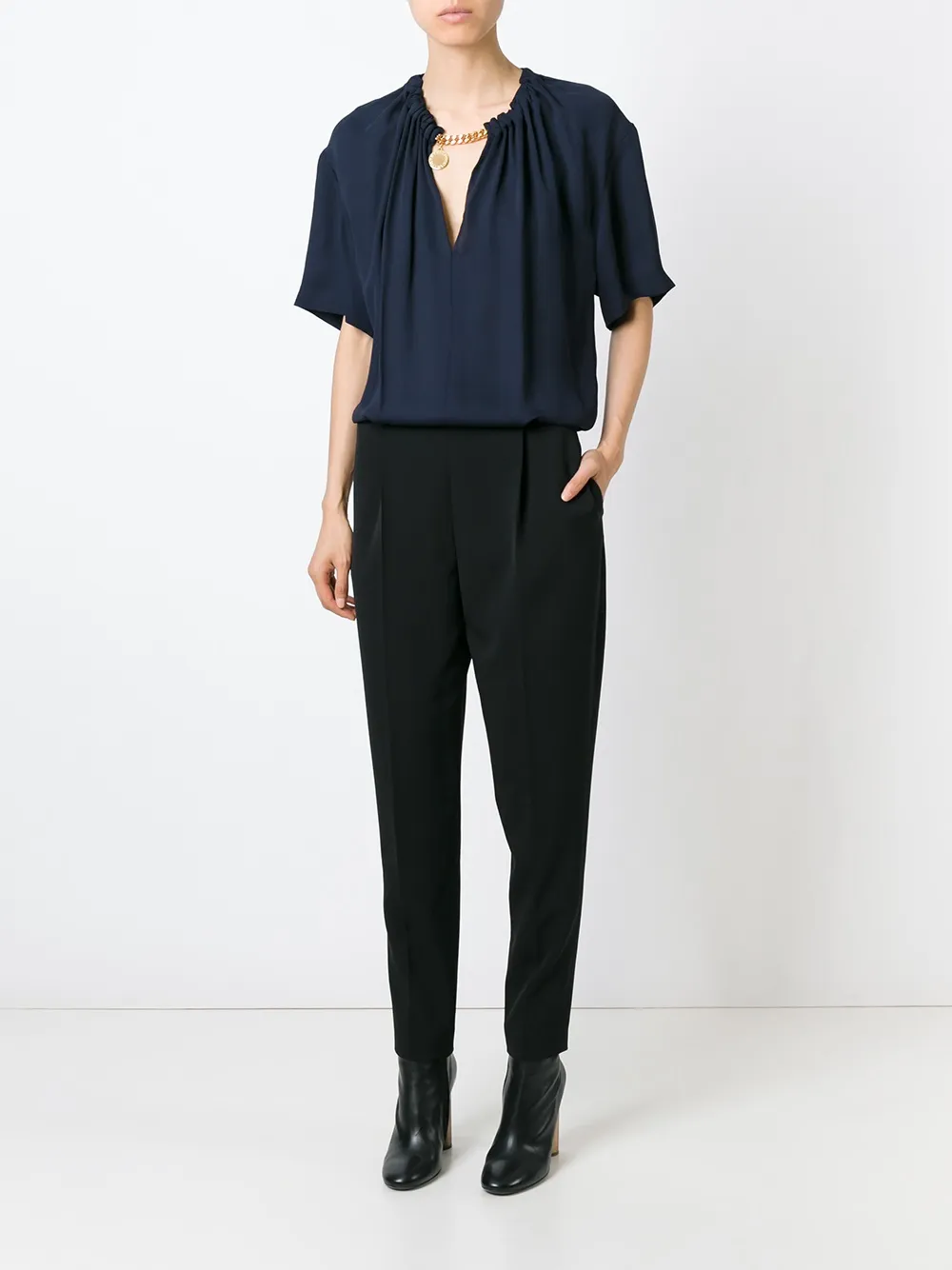 Stella McCartney two tone jumpsuit Blauw