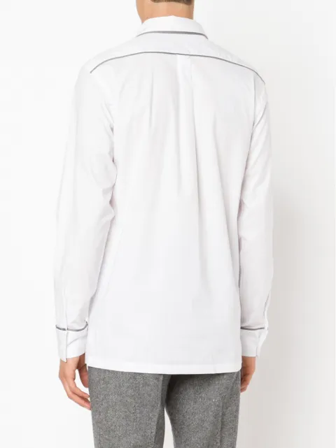 white pyjama shirt