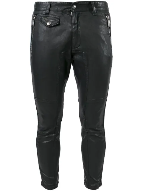 DSQUARED2 faux-leather skinny trousers