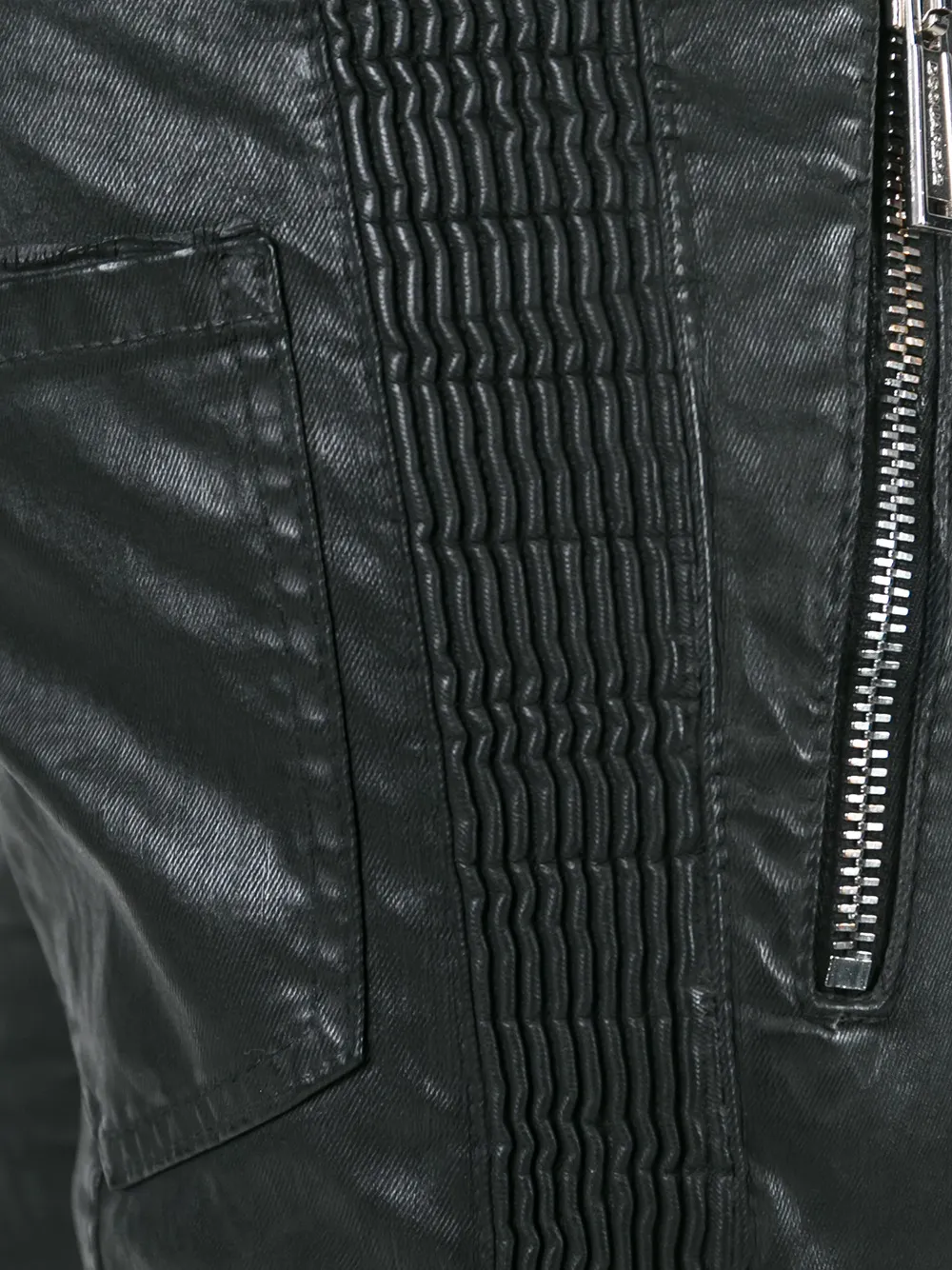 DSQUARED2 faux-leather skinny trousers Zwart