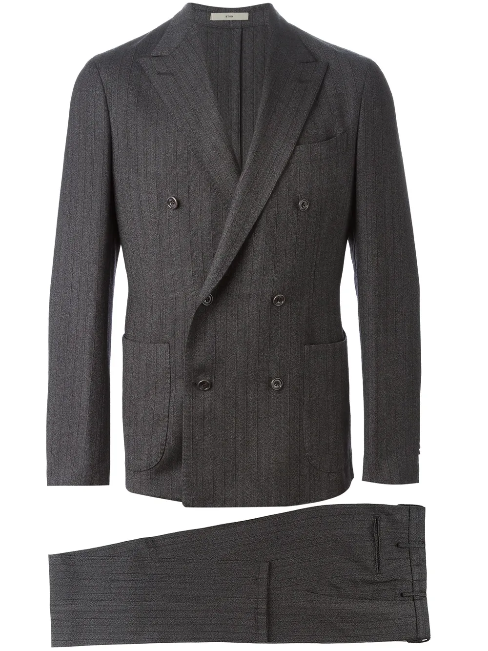 Boglioli double breasted suit Grijs