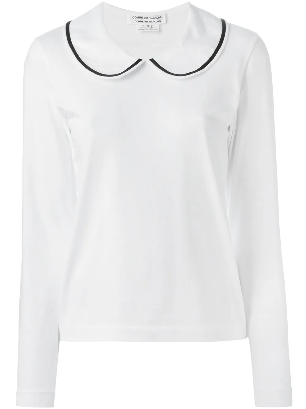 Comme Des Garçons Comme Des Garçons Peter Pan collar sweater | White | Image 1