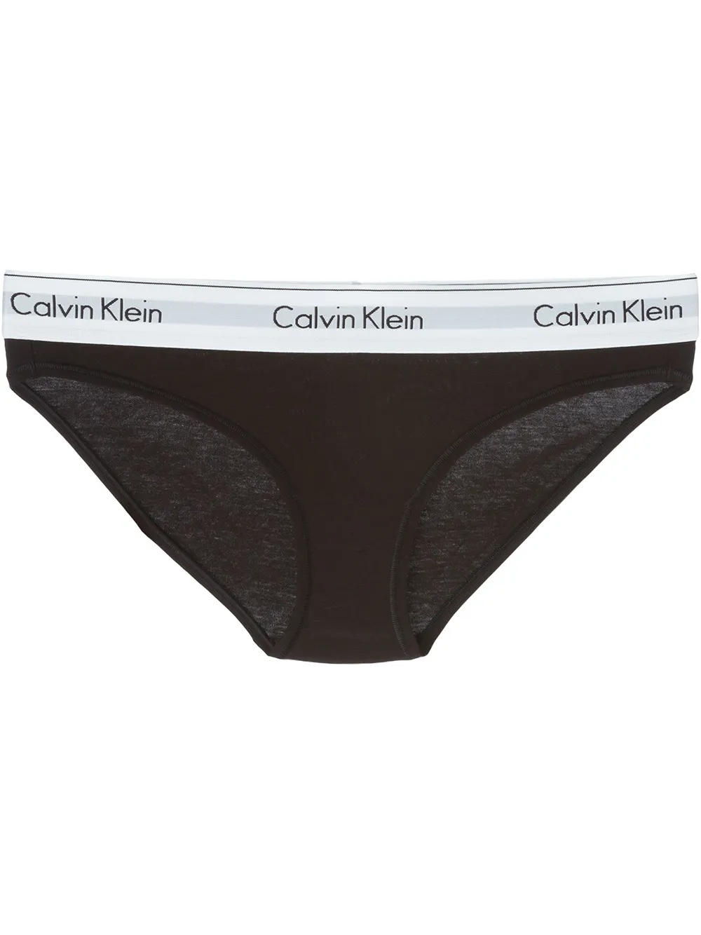 Calvin Klein logo waistband briefs – Black