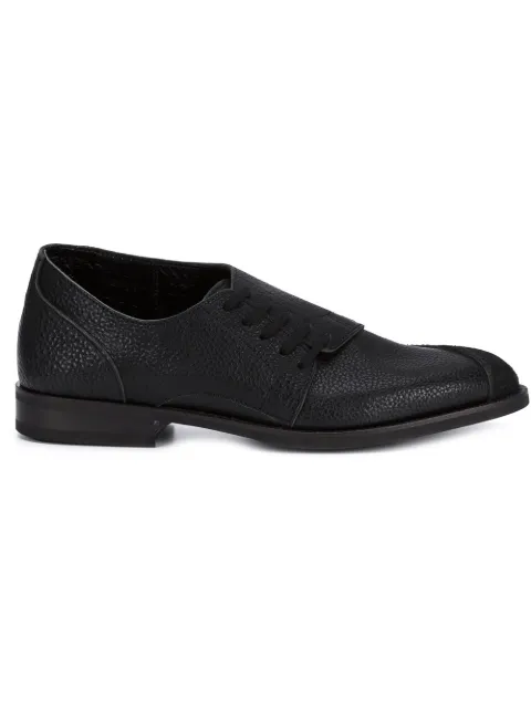 Comme des Garçons Homme Plus asymmetric fastening shoes