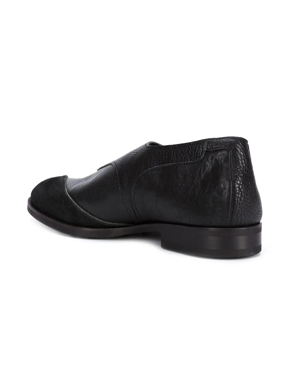 Comme des Garçons Homme Plus asymmetric fastening shoes Black