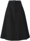 Comme Des Garçons Comme Des Garçons lace-up detail A-line skirt - Black