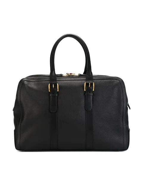 THOM BROWNE DOUBLE ZIP TOTE BAG