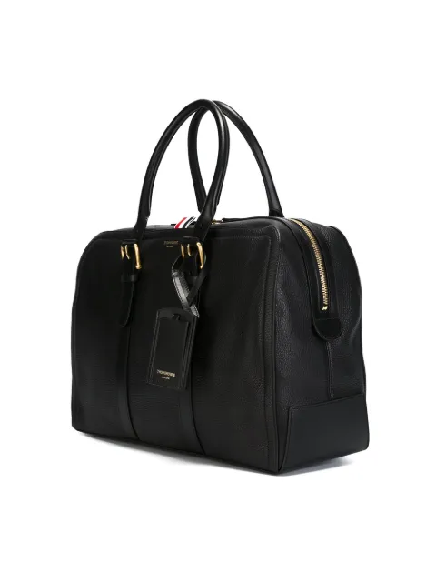 THOM BROWNE DOUBLE ZIP TOTE BAG