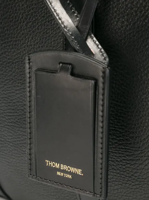 THOM BROWNE DOUBLE ZIP TOTE BAG