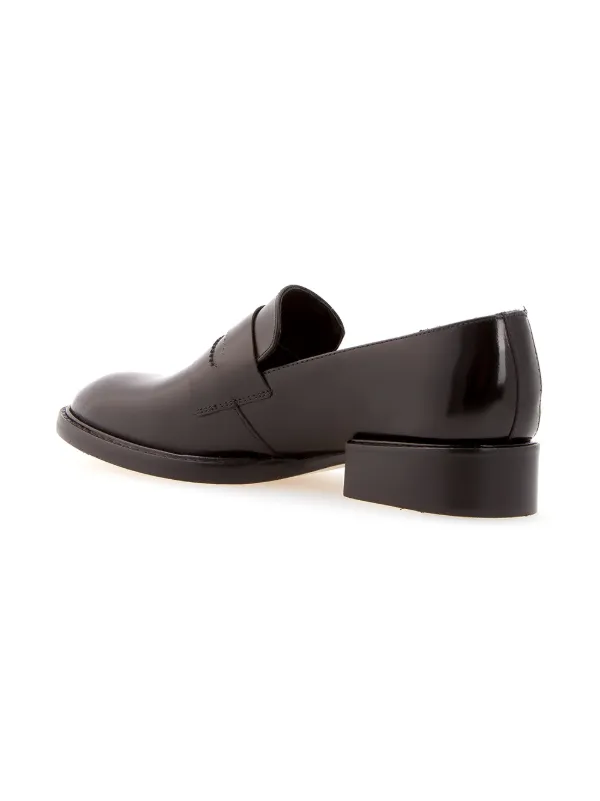 Edward block heel loafers