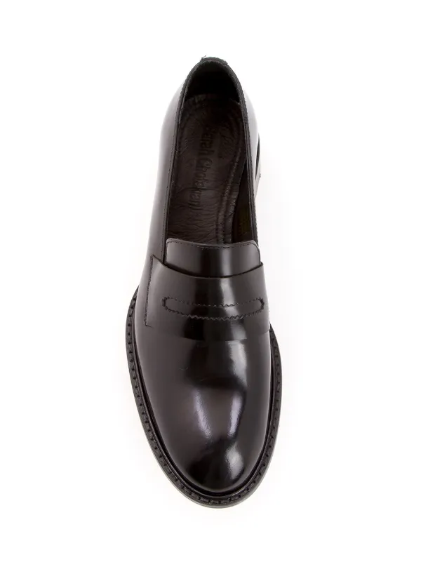 Edward block heel loafers