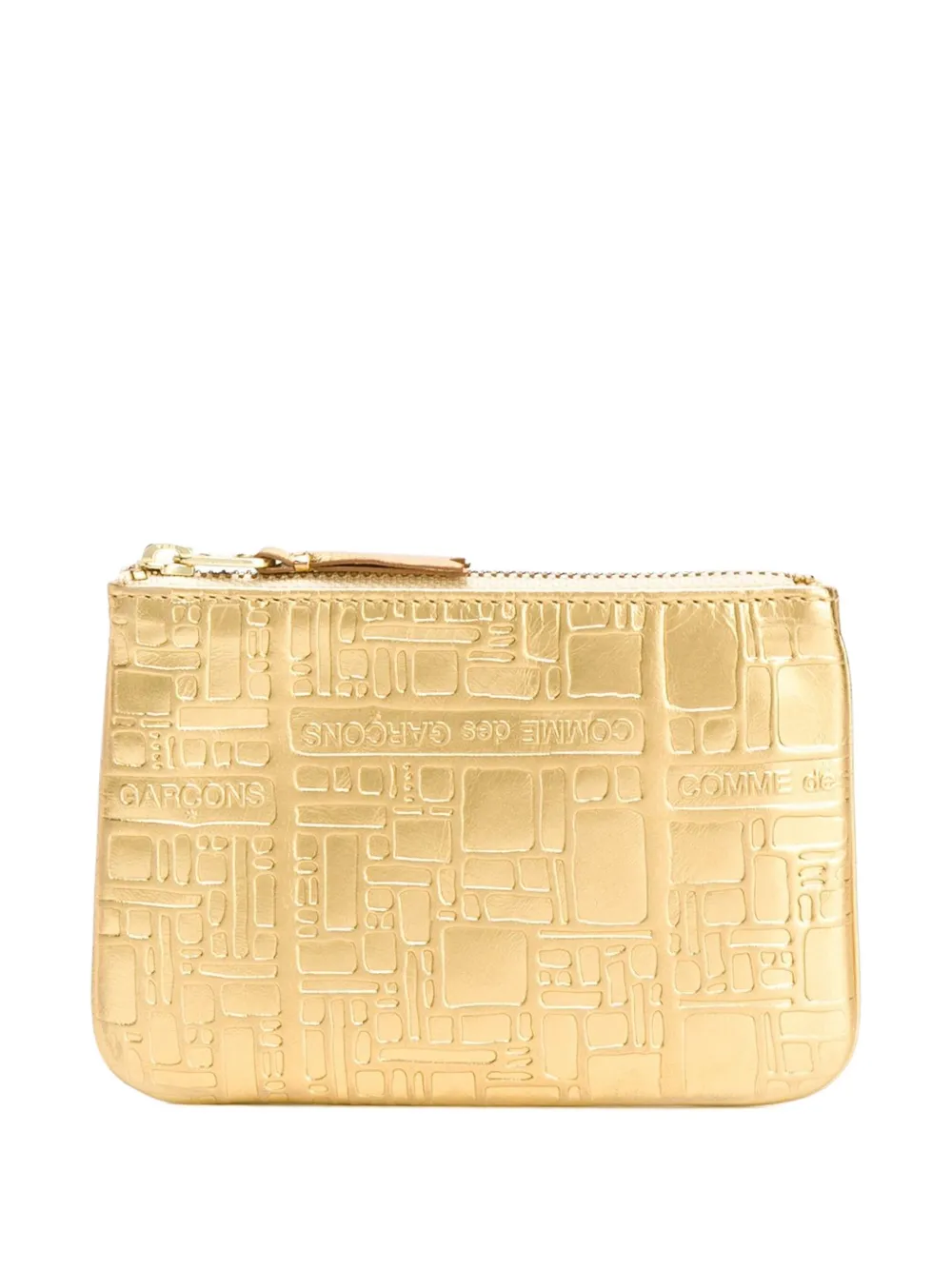 Comme Des Garçons Wallet porte-monnaie zippé à motif embossé | Homme | Image 2