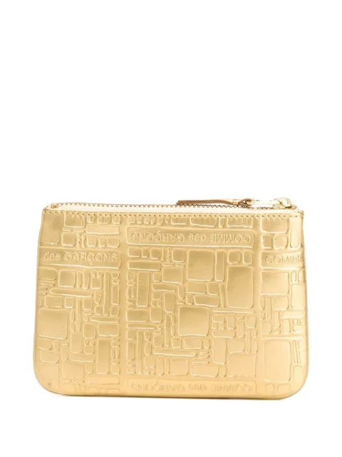 Comme Des Garçons Wallet embossed-logo coin purse