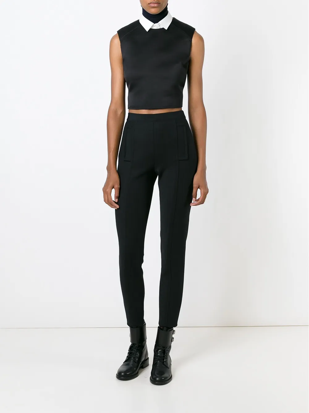  Neil Barrett Hose Mit Hohem Bund   Schwarz 