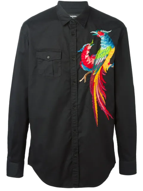 DSQUARED2 embroidered shirt