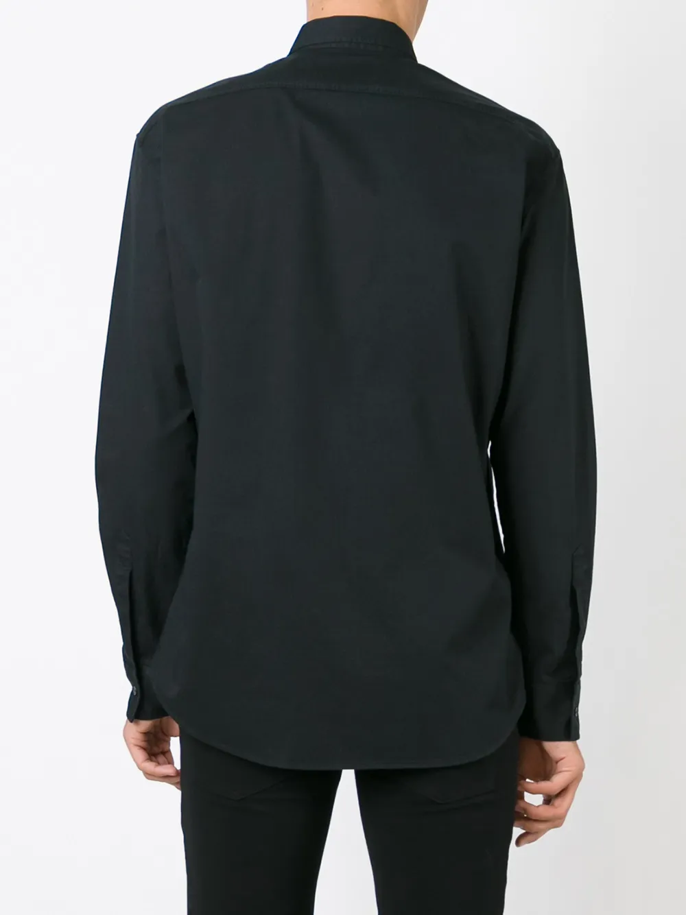 DSQUARED2 embroidered shirt Zwart